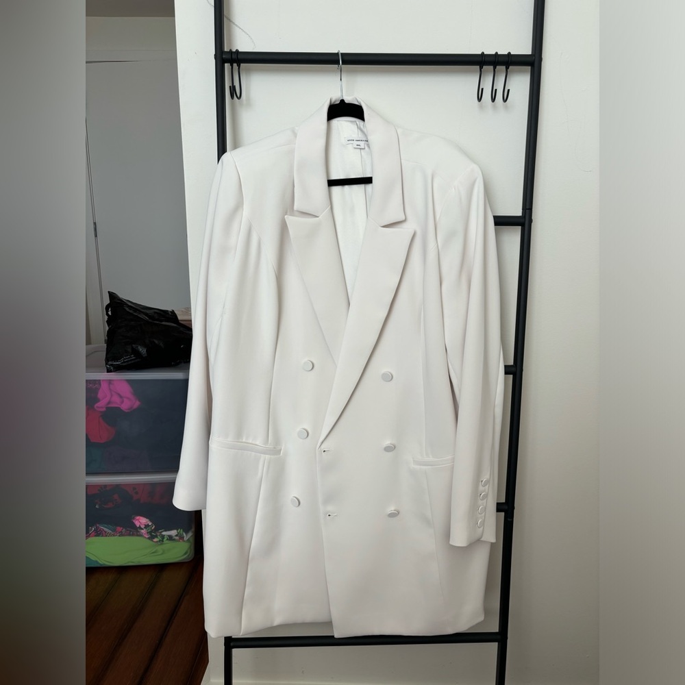 Good American Luxe Suiting Executive Blazer Minidress